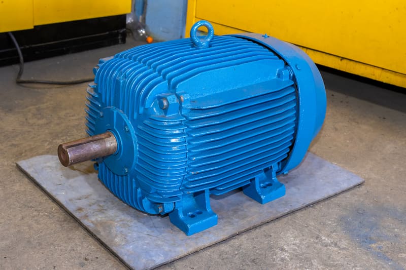 Motor trifásico industrial aberto para rebobinamento